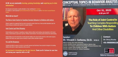 Seminar by Dr. Carbone